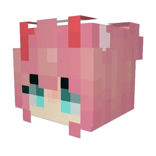 TheScarletKnigth Minecraft avatar head, 3D render