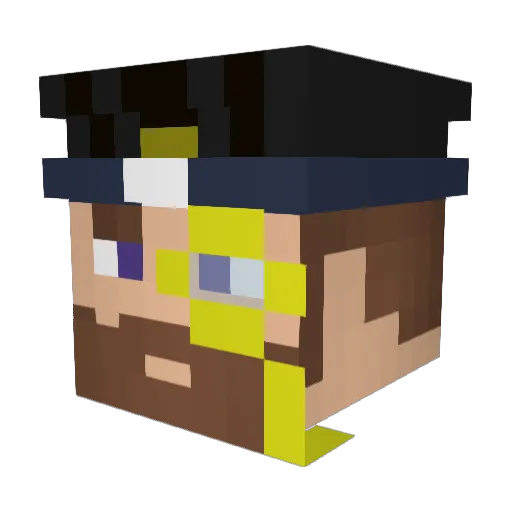 TheScarletLight Minecraft avatar head, 3D render