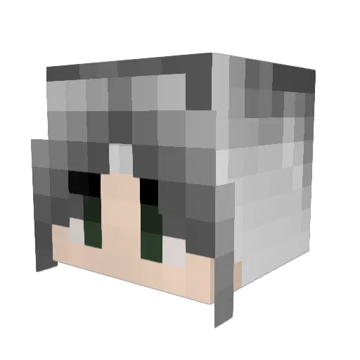 TheScetcher Minecraft avatar head, 3D render