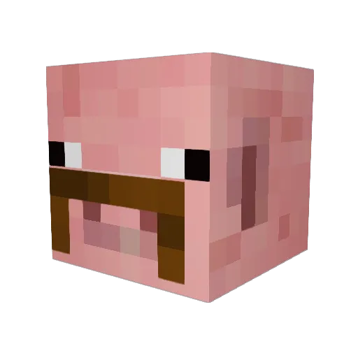 TheSchlumpf Minecraft avatar head, 3D render