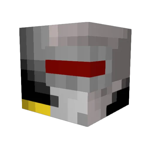 TheSchnirb Minecraft avatar head, 3D render