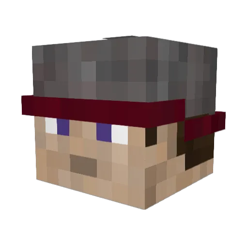 TheScoddly Minecraft avatar head, 3D render