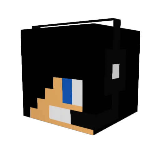 TheScorpyonGames Minecraft avatar head, 3D render