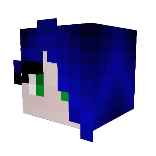 TheScream98 Minecraft avatar head, 3D render
