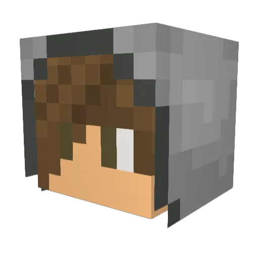 TheSealy Minecraft avatar head, 3D render