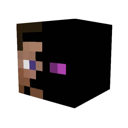 TheSecondAndOnly Minecraft avatar head, 3D render