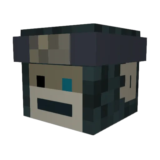 TheSegaCriminal Minecraft avatar head, 3D render