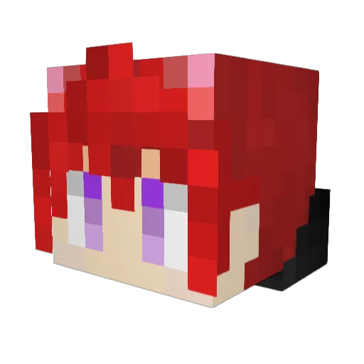 TheSerendipity_ Minecraft avatar head, 3D render