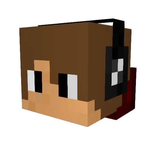 TheSergioGamer Minecraft avatar head, 3D render
