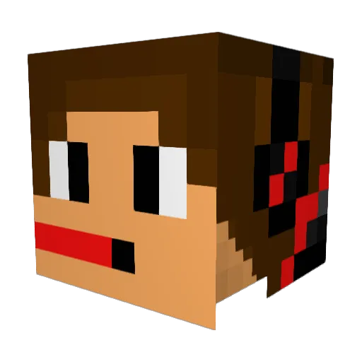 TheSeshLord Minecraft avatar head, 3D render