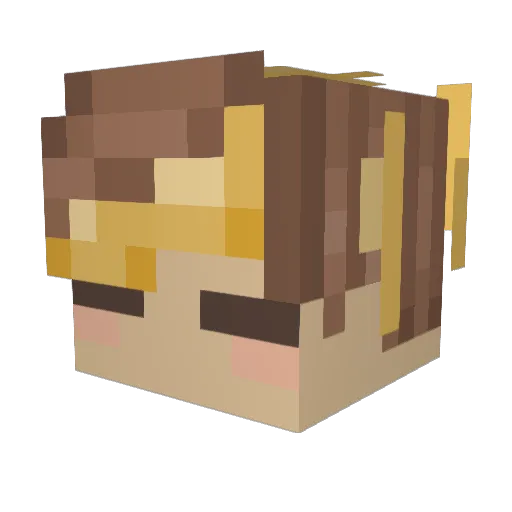 TheSethster Minecraft avatar head, 3D render