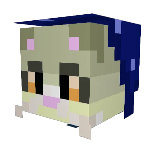 TheSeven74734 Minecraft avatar head, 3D render