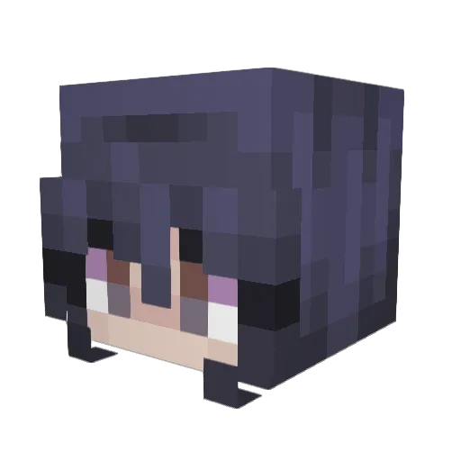 TheSeviest Minecraft avatar head, 3D render