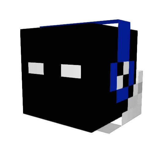 TheShaddoww Minecraft avatar head, 3D render