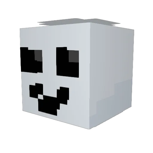 TheShaderKing Minecraft avatar head, 3D render