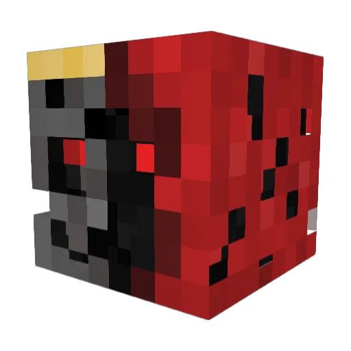 TheShadowPheonix Minecraft avatar head, 3D render