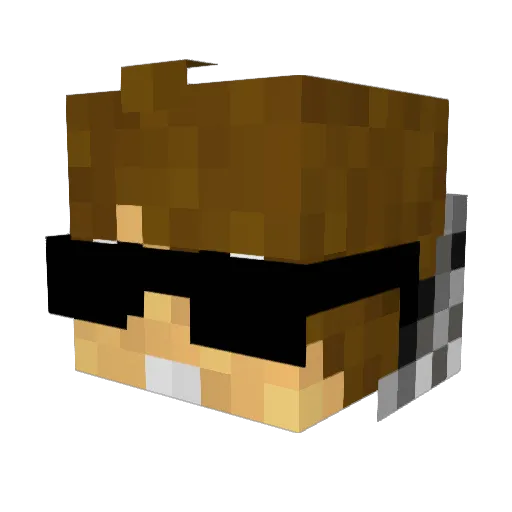 TheShadowPvP360 Minecraft avatar head, 3D render
