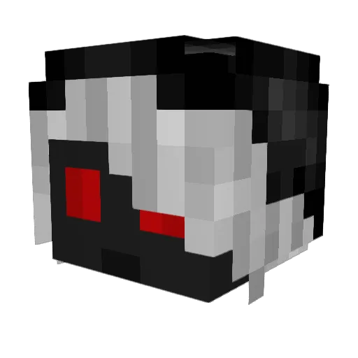 TheShadow_King Minecraft avatar head, 3D render