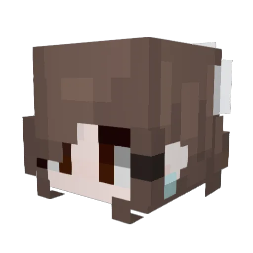 TheShadowofATech Minecraft avatar head, 3D render