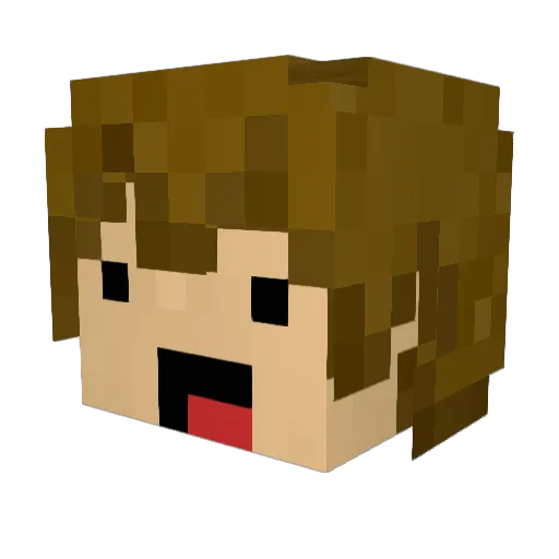 TheShaggyy Minecraft avatar head, 3D render