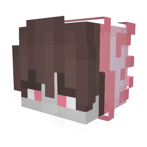 TheShar Minecraft avatar head, 3D render