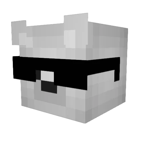 TheSharos Minecraft avatar head, 3D render