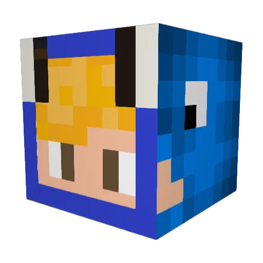 TheSheepBoy111 Minecraft avatar head, 3D render