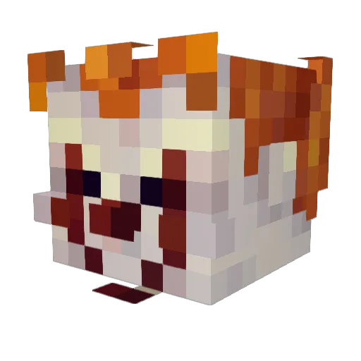 TheShelbster Minecraft avatar head, 3D render