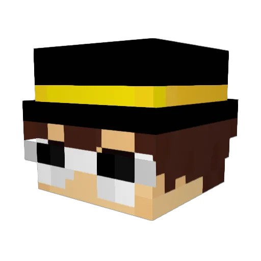 TheShibeRealm Minecraft avatar head, 3D render