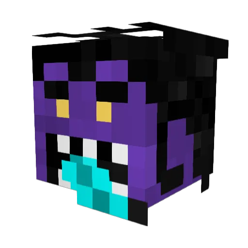 TheShield777 Minecraft avatar head, 3D render