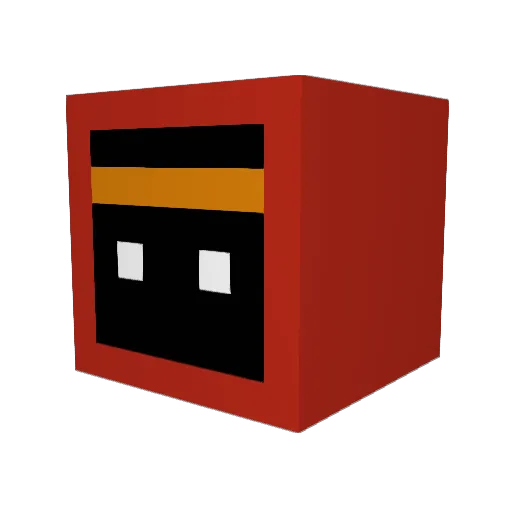 TheShinji Minecraft avatar head, 3D render