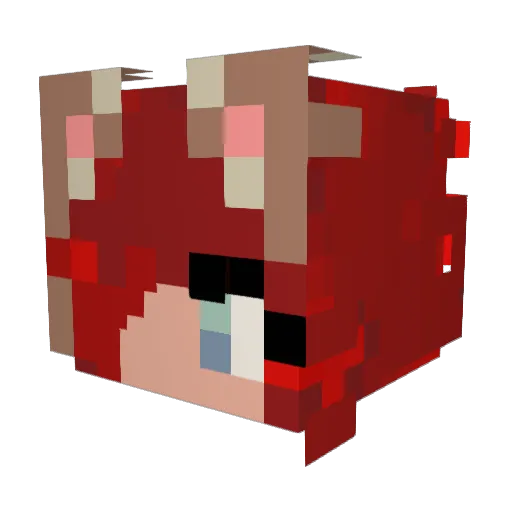TheShooterBUL Minecraft avatar head, 3D render