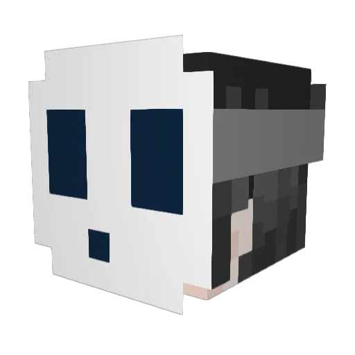 TheShy0ne Minecraft avatar head, 3D render