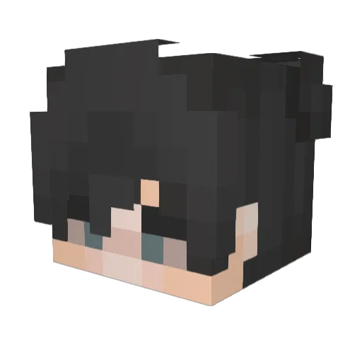 TheSiNn3R Minecraft avatar head, 3D render