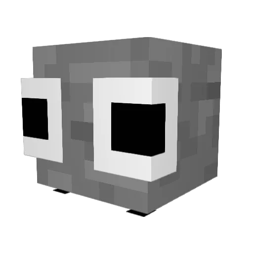 TheSideStorm Minecraft avatar head, 3D render