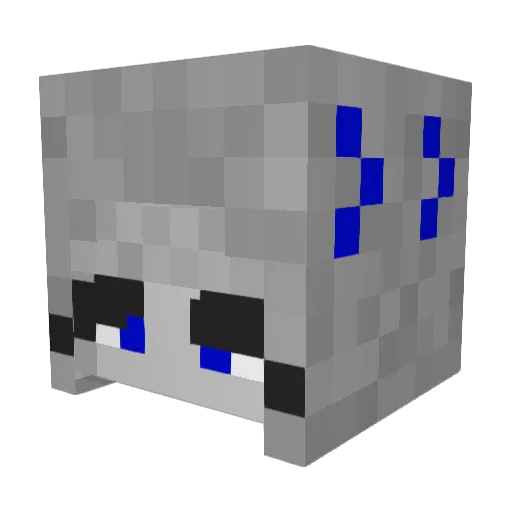 TheSignal Minecraft avatar head, 3D render