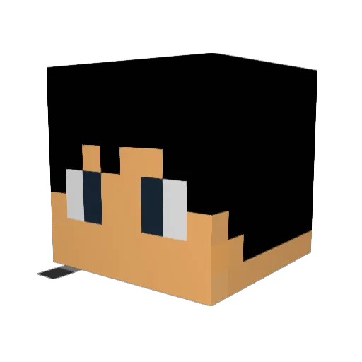 TheSignux Minecraft avatar head, 3D render