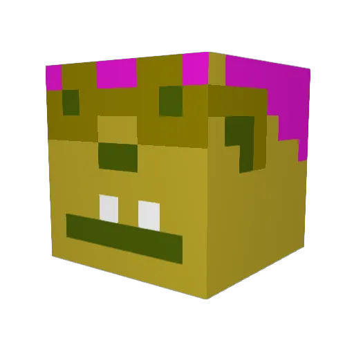 TheSigurd Minecraft avatar head, 3D render
