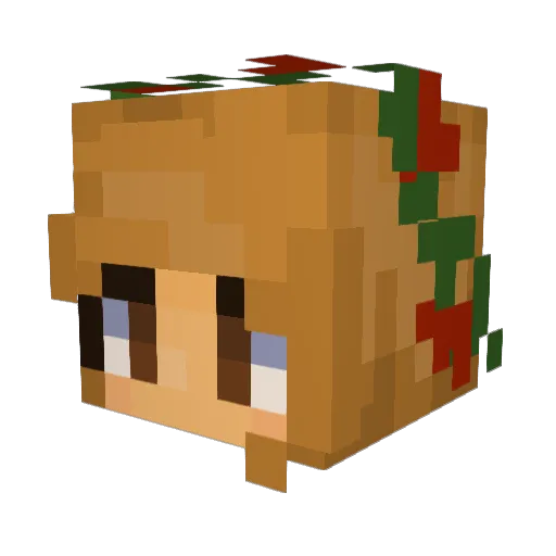 TheSillySyd Minecraft avatar head, 3D render