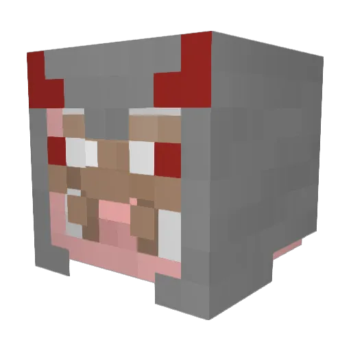 TheSimicSlaw Minecraft avatar head, 3D render