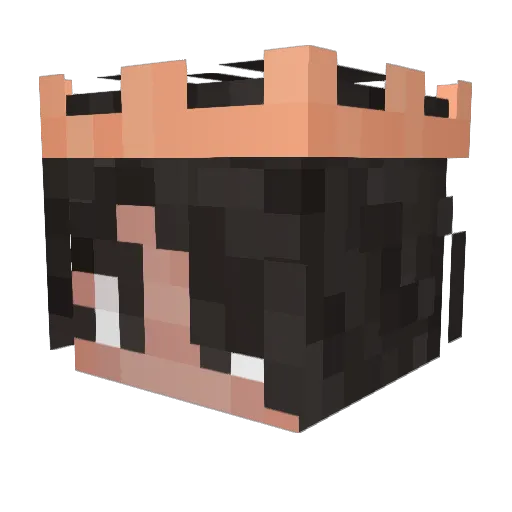 TheSimmi123 Minecraft avatar head, 3D render