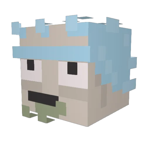 TheSisyphean Minecraft avatar head, 3D render