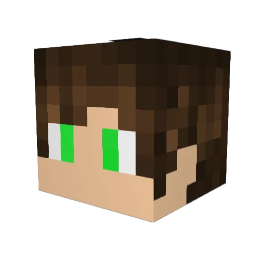 TheSithCharles Minecraft avatar head, 3D render