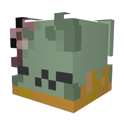 Minecraft-Avatar von TheSkebob: Kopf als 3D-Render