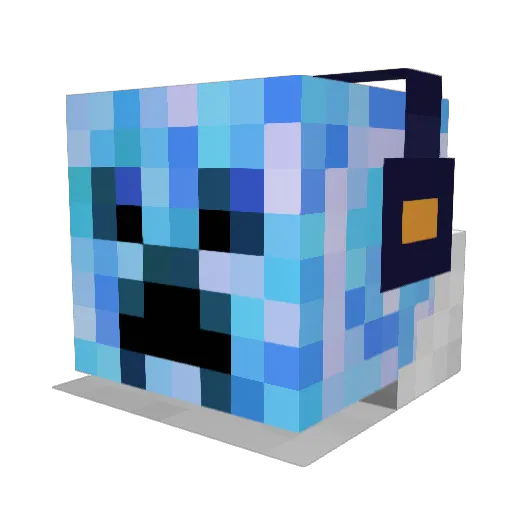 TheSkiller1 Minecraft avatar head, 3D render