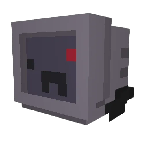 TheSkinter Minecraft avatar head, 3D render