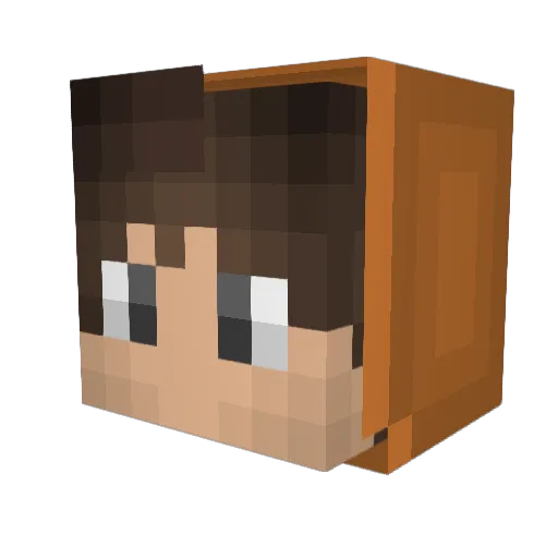 TheSkyGamerBox Minecraft avatar head, 3D render