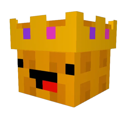 TheSkyIsWaffles Minecraft avatar head, 3D render
