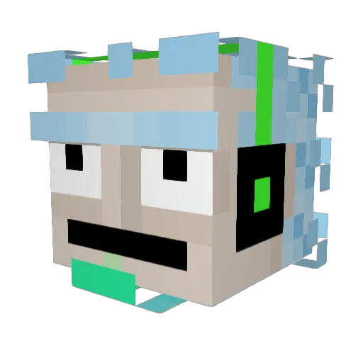 TheSkywalker0G Minecraft avatar head, 3D render