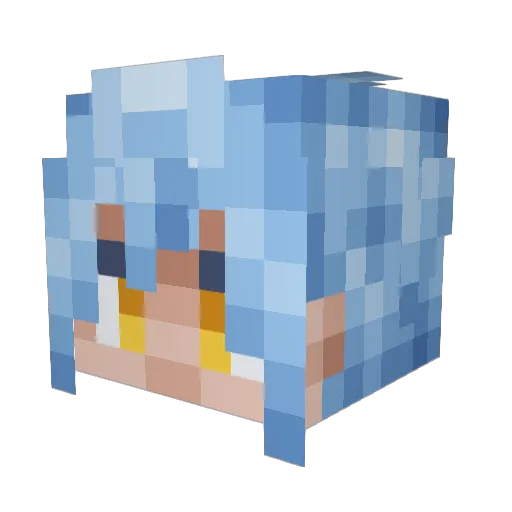 TheSlamy Minecraft avatar head, 3D render